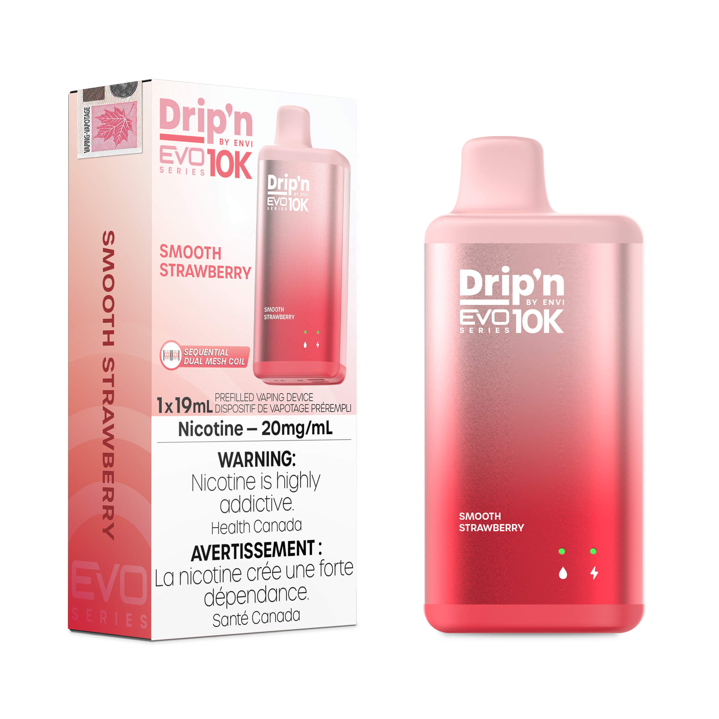 Drip'n by Envi - Drip'n EVO10K - Rechargeable Disposable - 10k Puffs [ONTARIO]