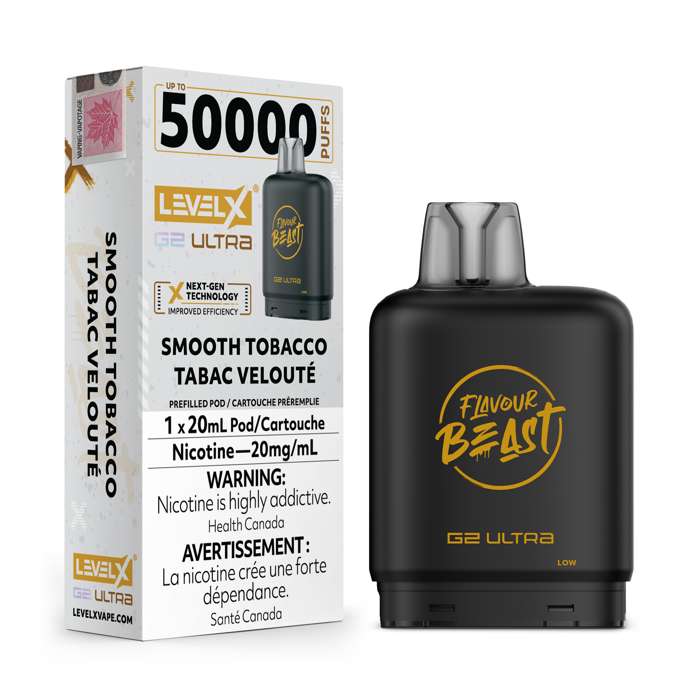 Level X - Flavour Beast G2 Ultra - Pod - 50k Puffs [ONTARIO]