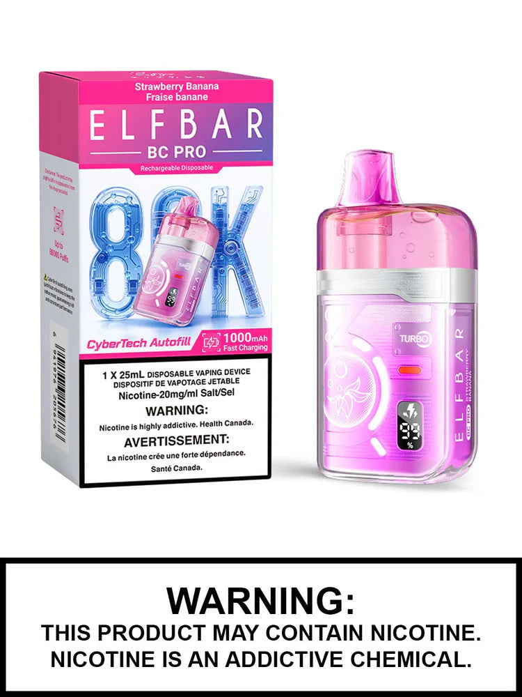 [ONT] Elf Bar BC Pro 80k - Rechargeable Disposable - 80,000 puffs 25ML