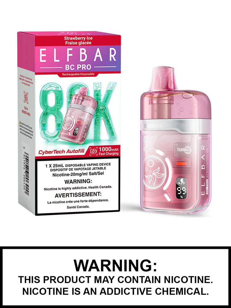 [ONT] Elf Bar BC Pro 80k - Rechargeable Disposable - 80,000 puffs 25ML