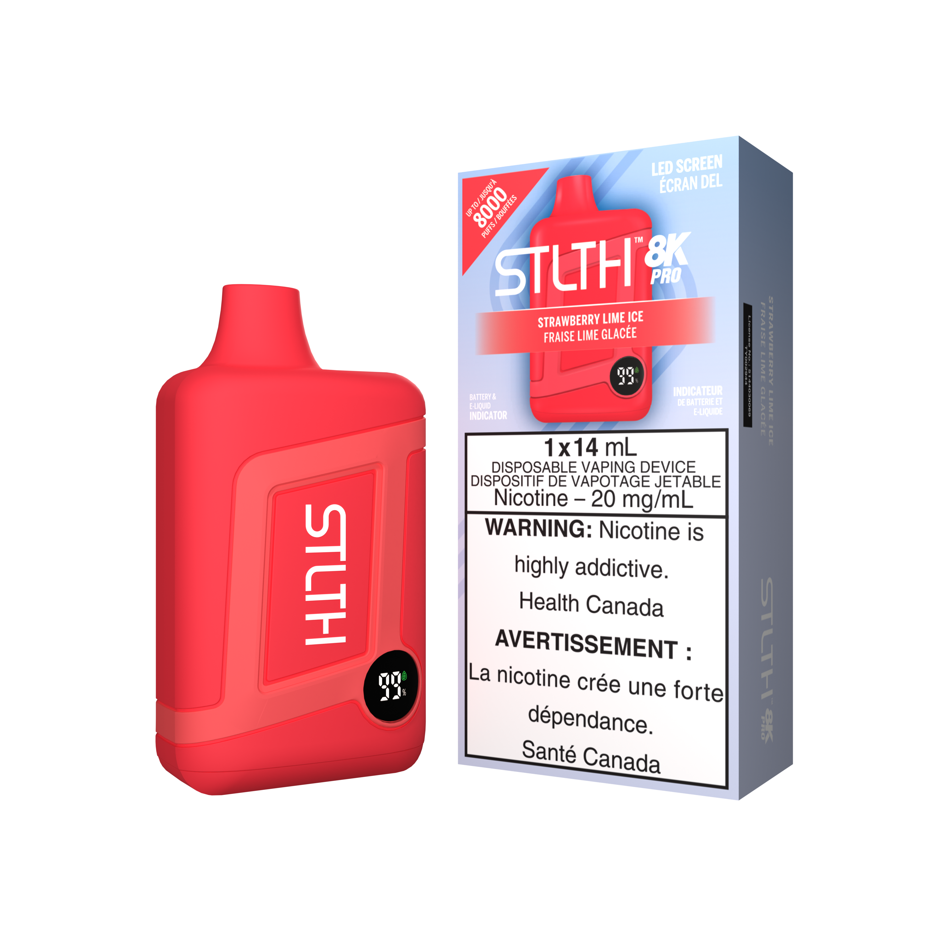 STLTH8K PRO - Rechargeable Disposable - 8k Puffs [ONTARIO]
