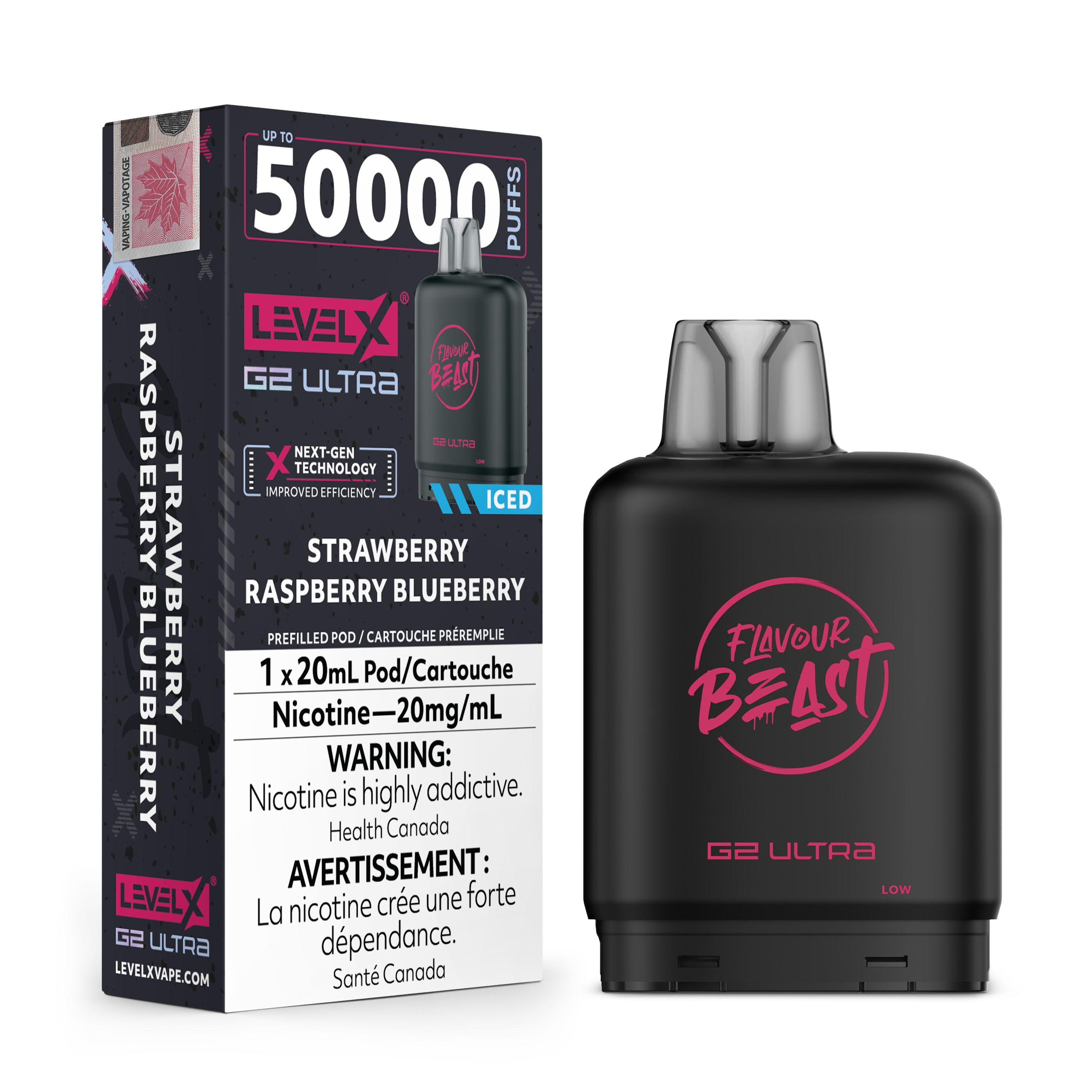 Level X - Flavour Beast G2 Ultra - Pod - 50k Puffs [ONTARIO]