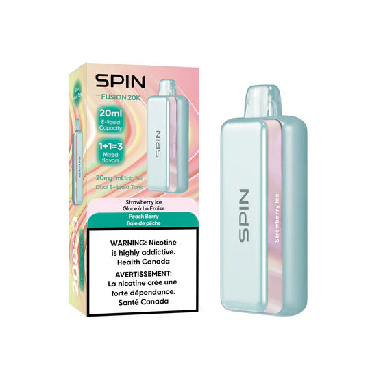 [S/B] SPIN Fusion 20K - Rechargeable Disposable - 20k Puffs
