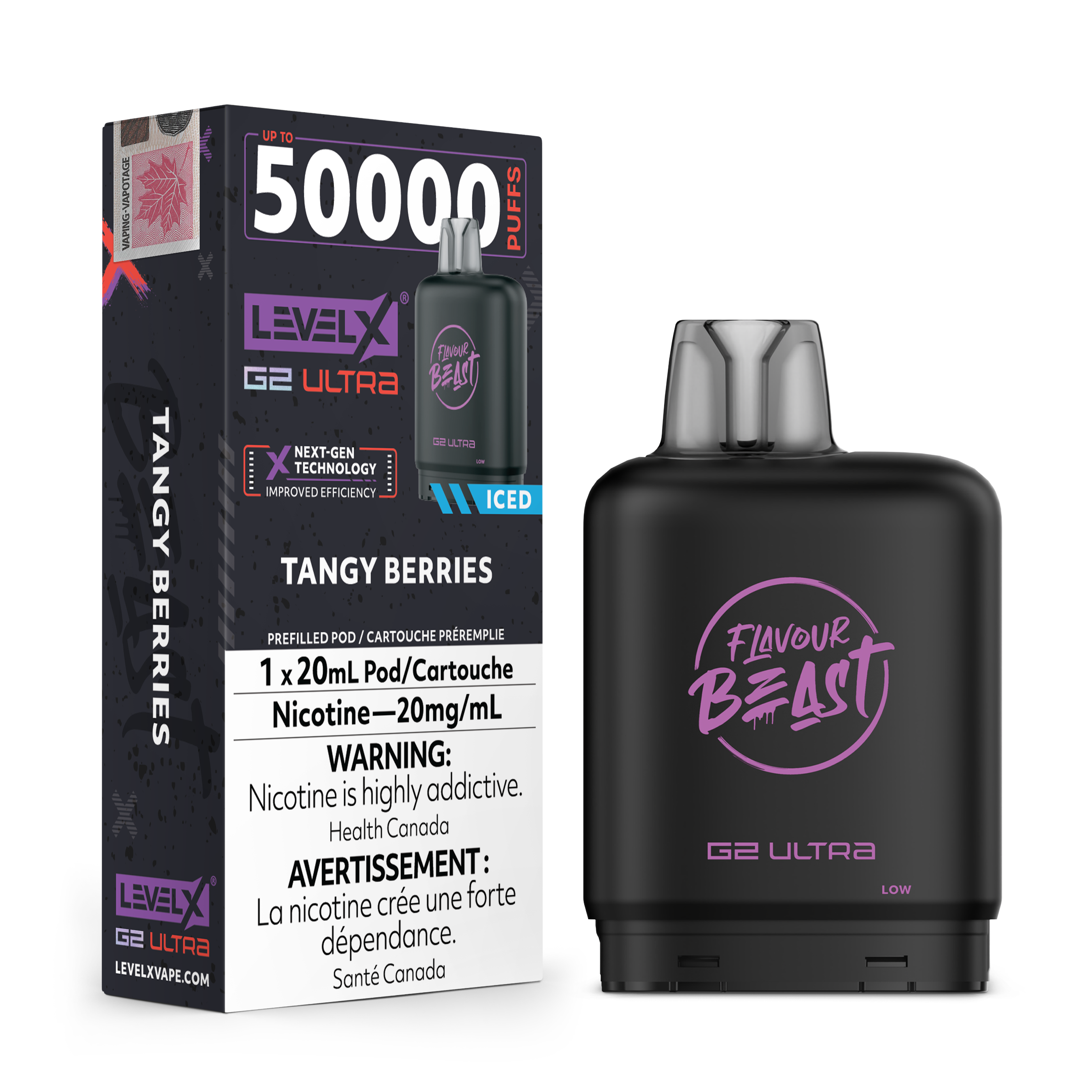 Level X - Flavour Beast G2 Ultra - Pod - 50k Puffs [ONTARIO]