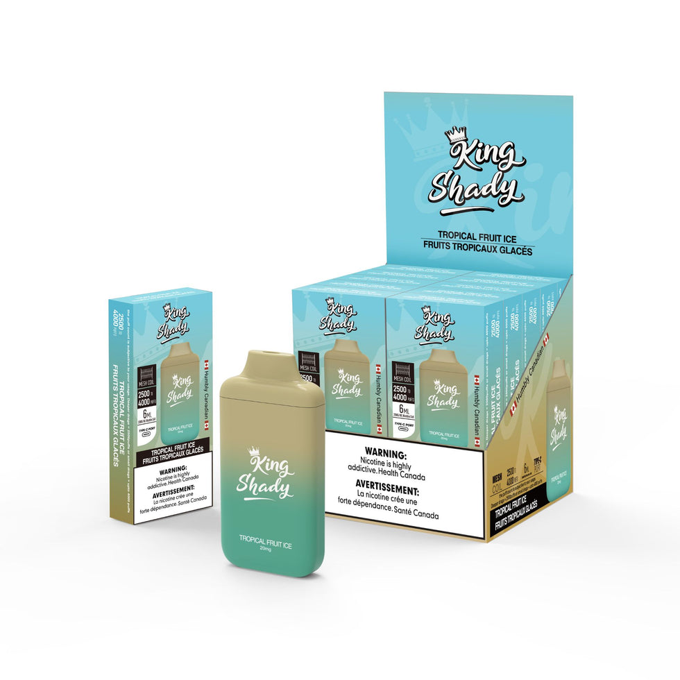 [ONLINE EXCLUSIVE] King Shady Rechargeable Disposable Device - 4000 Puffs