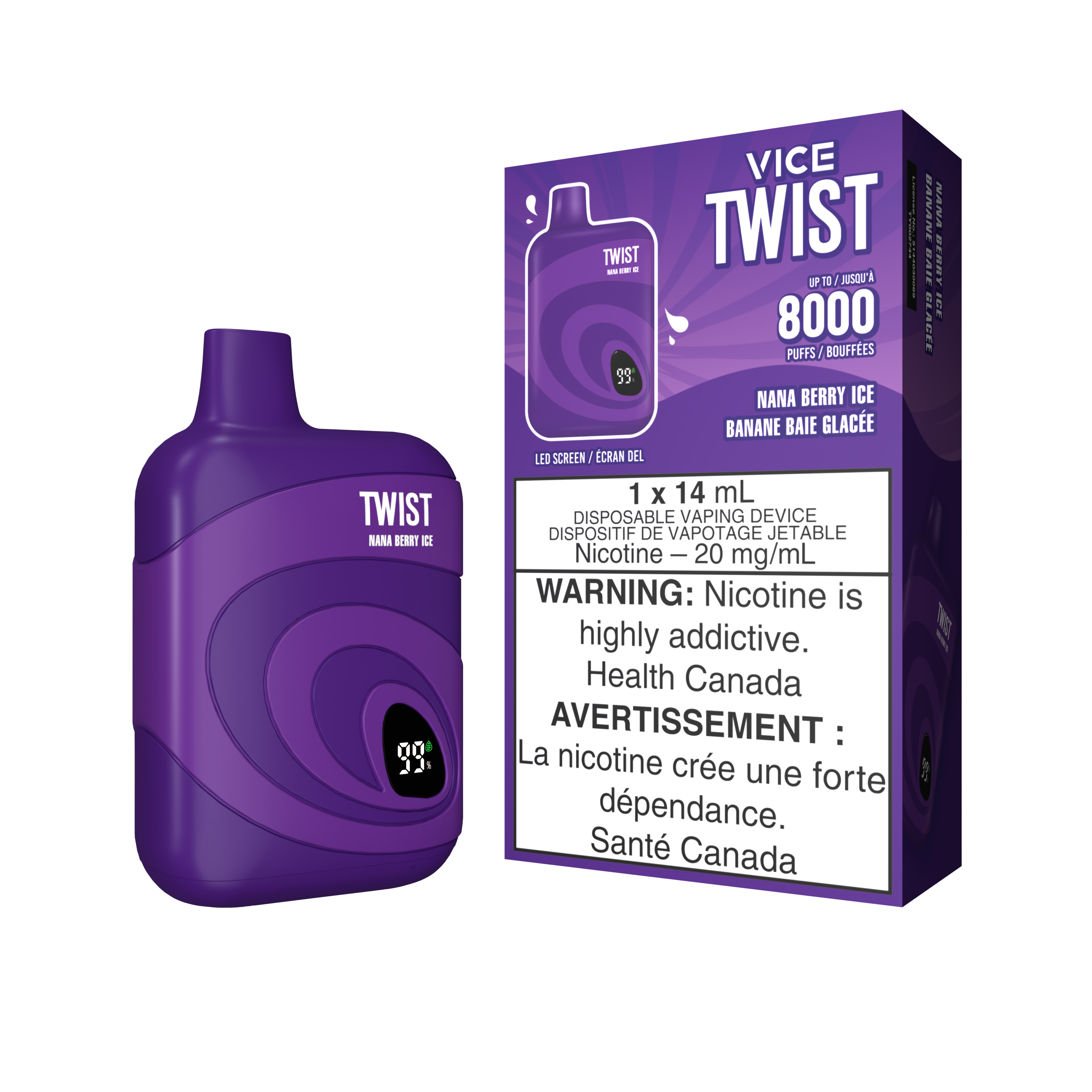 Vice Twist 8000 - Rechargeable Disposable - 8000 Puffs