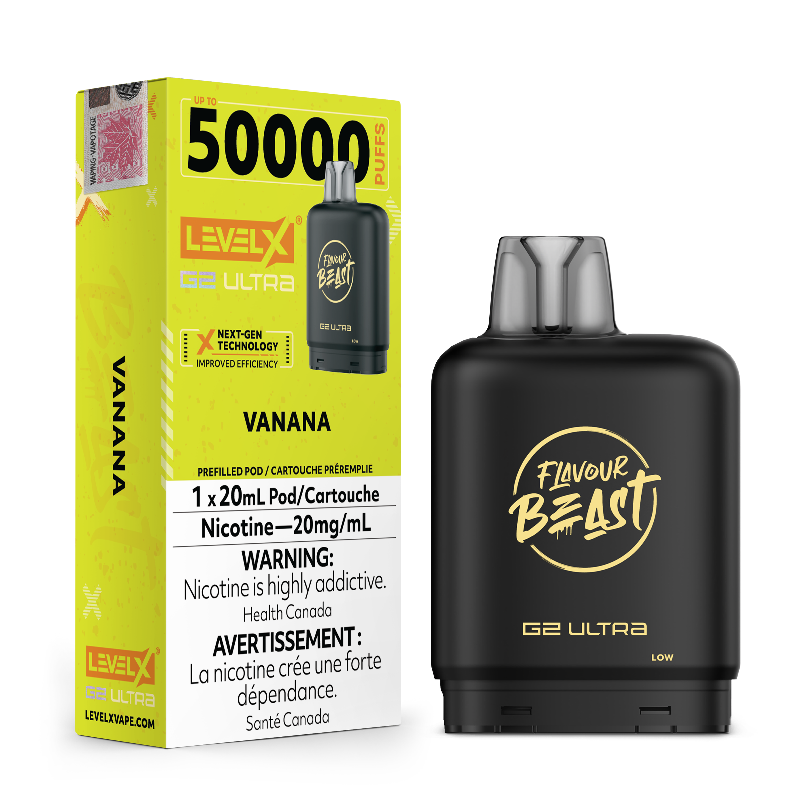 Level X - Flavour Beast G2 Ultra - Pod - 50k Puffs [ONTARIO]