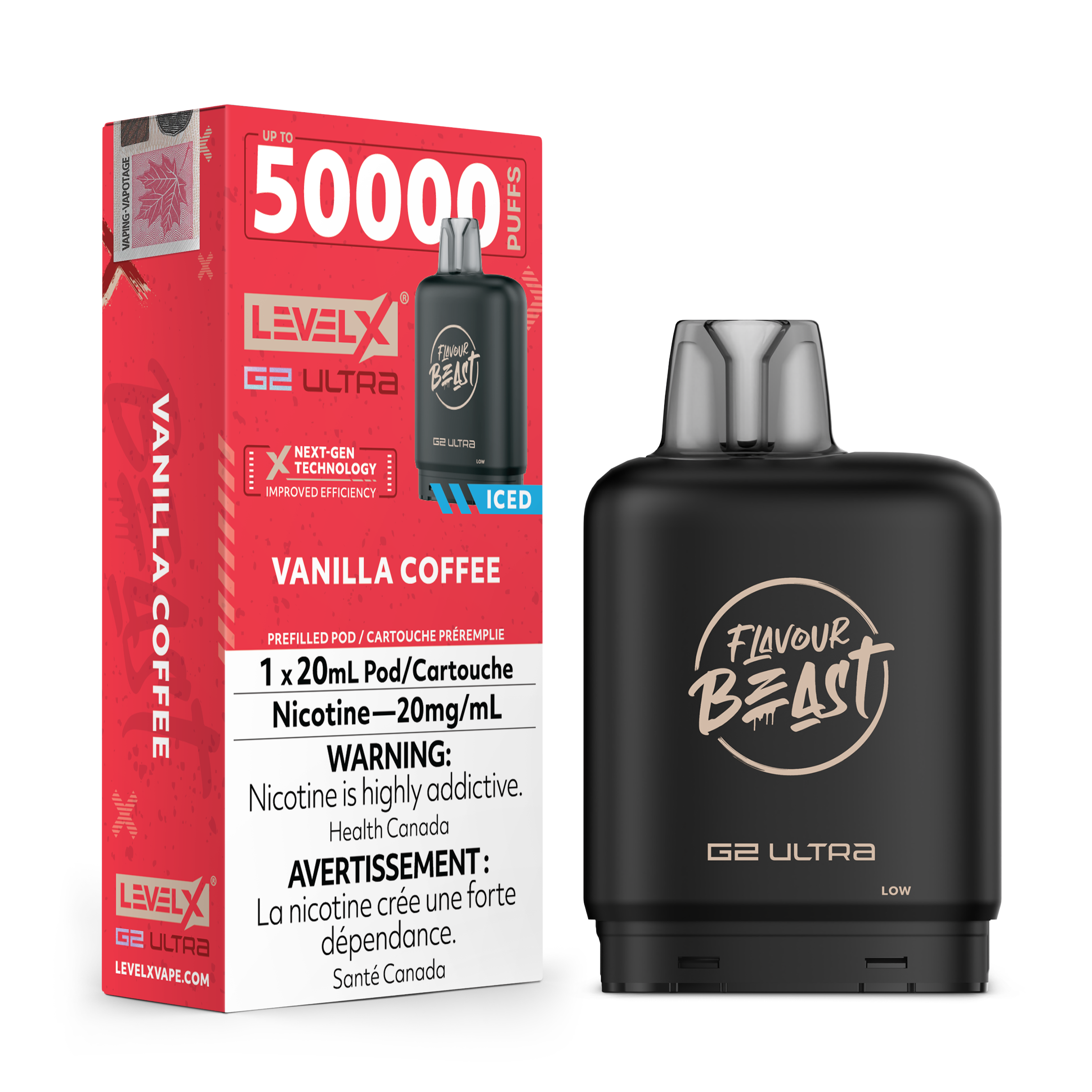 Level X - Flavour Beast G2 Ultra - Pod - 50k Puffs [ONTARIO]