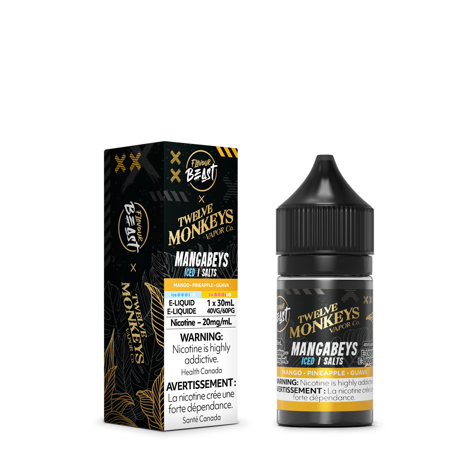 [ONT] Flavour Beast x Twelve Monkeys - Salt Nic - 30mL