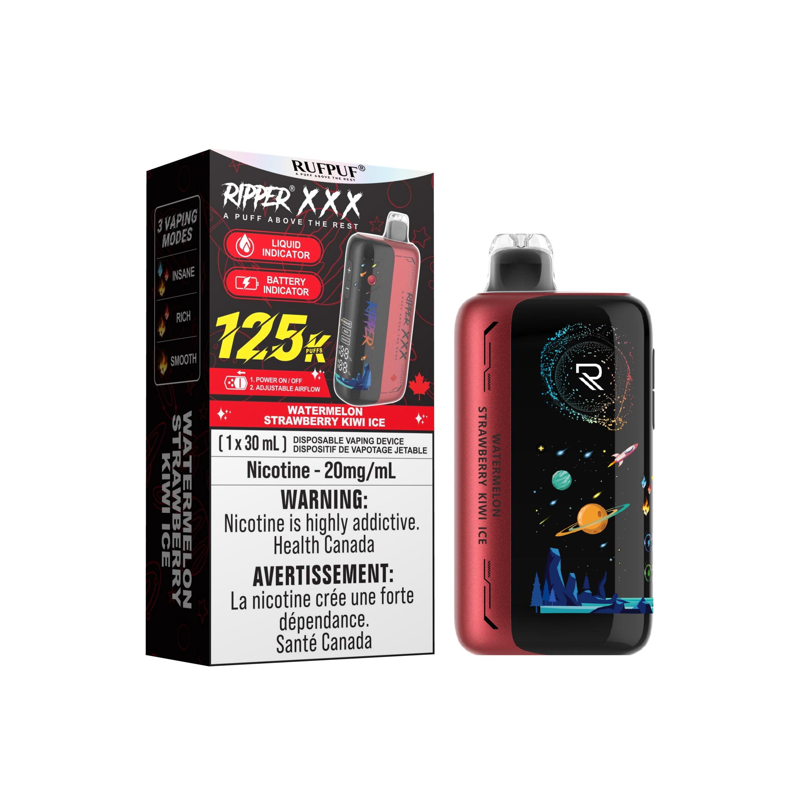 [ONT] Ripper - XXX - Rechargeable Disposable - 125k puffs