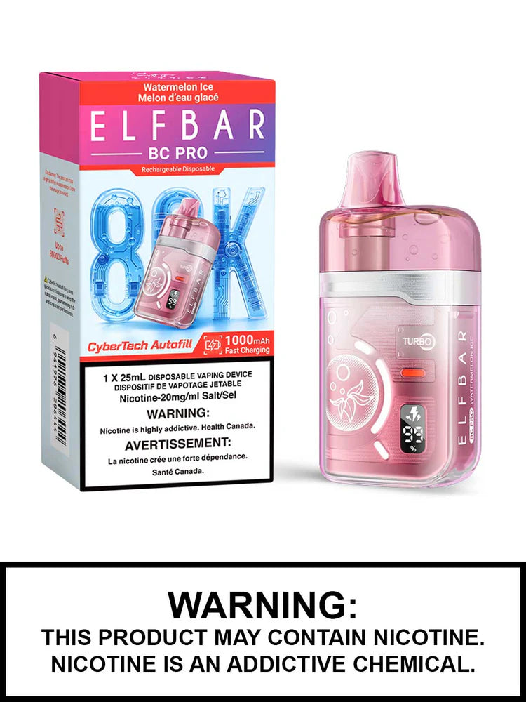 [ONT] Elf Bar BC Pro 80k - Rechargeable Disposable - 80,000 puffs 25ML