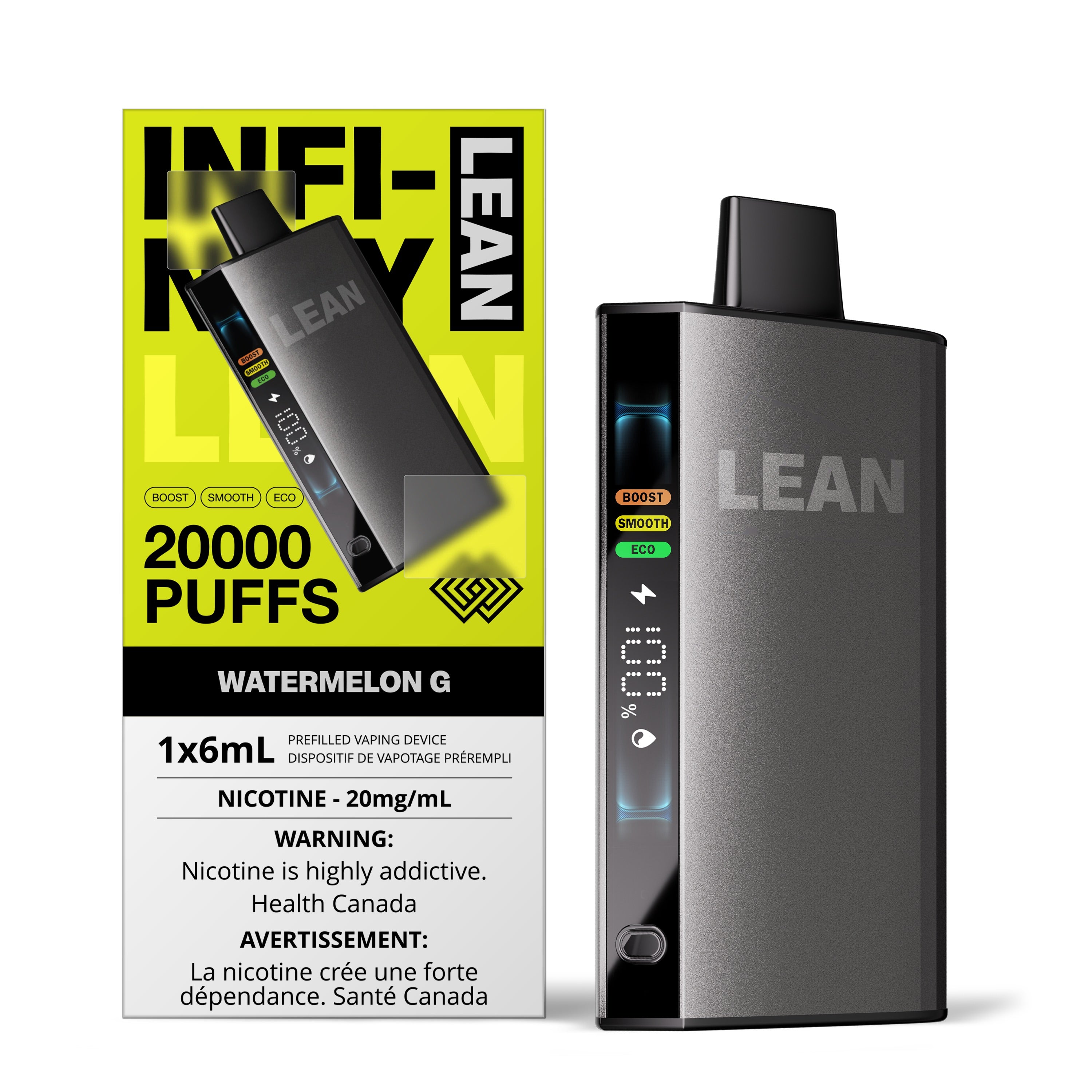 [BARC] Infinity LEAN - Rechargeable Disposable - 20k Puffs