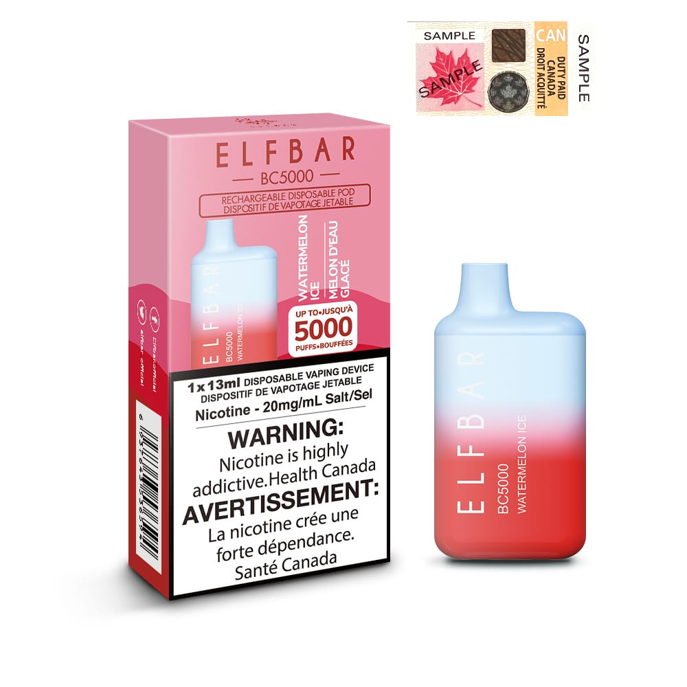 ElfBar BC5000 - Rechargeable Disposable - 5000 puffs