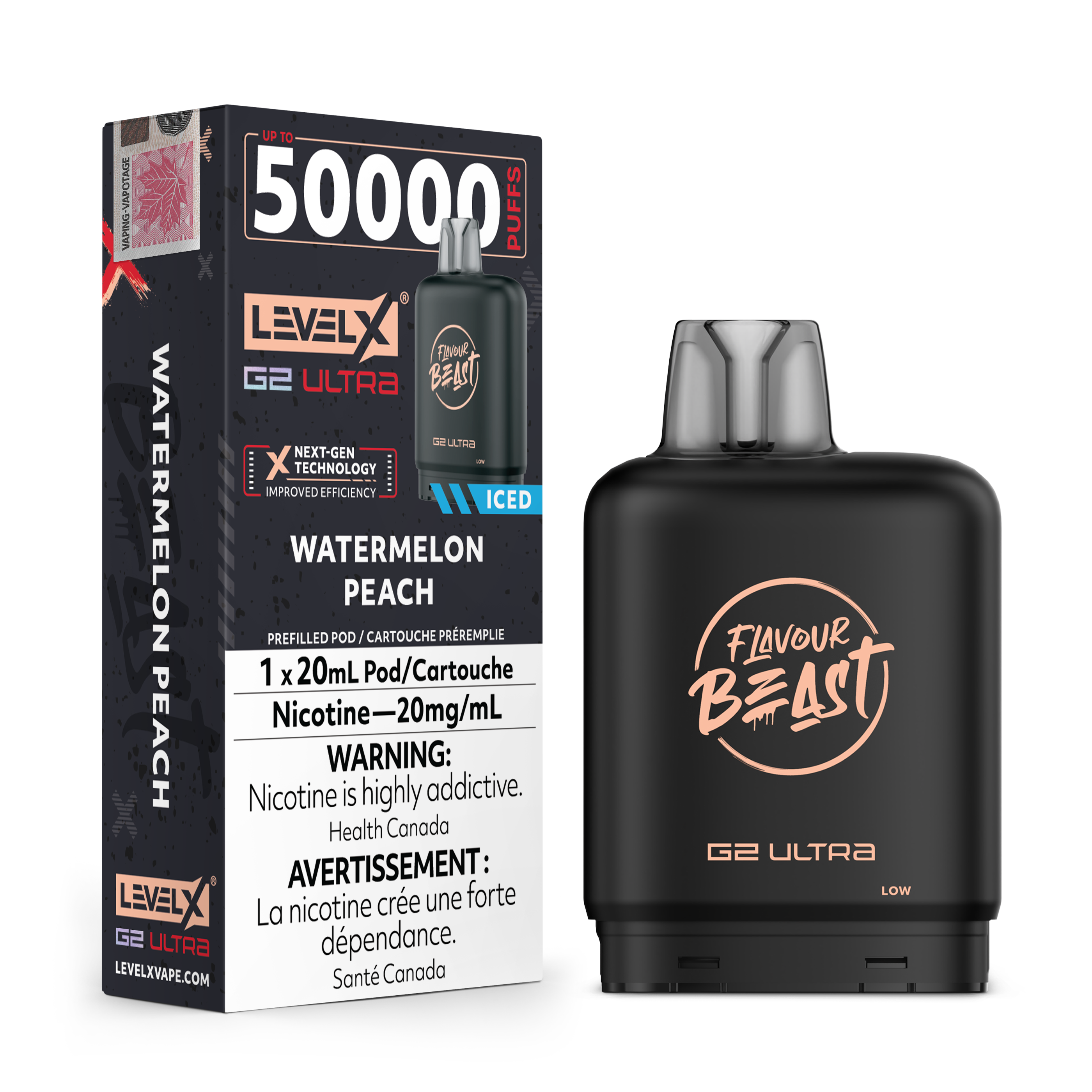 Level X - Flavour Beast G2 Ultra - Pod - 50k Puffs [ONTARIO]