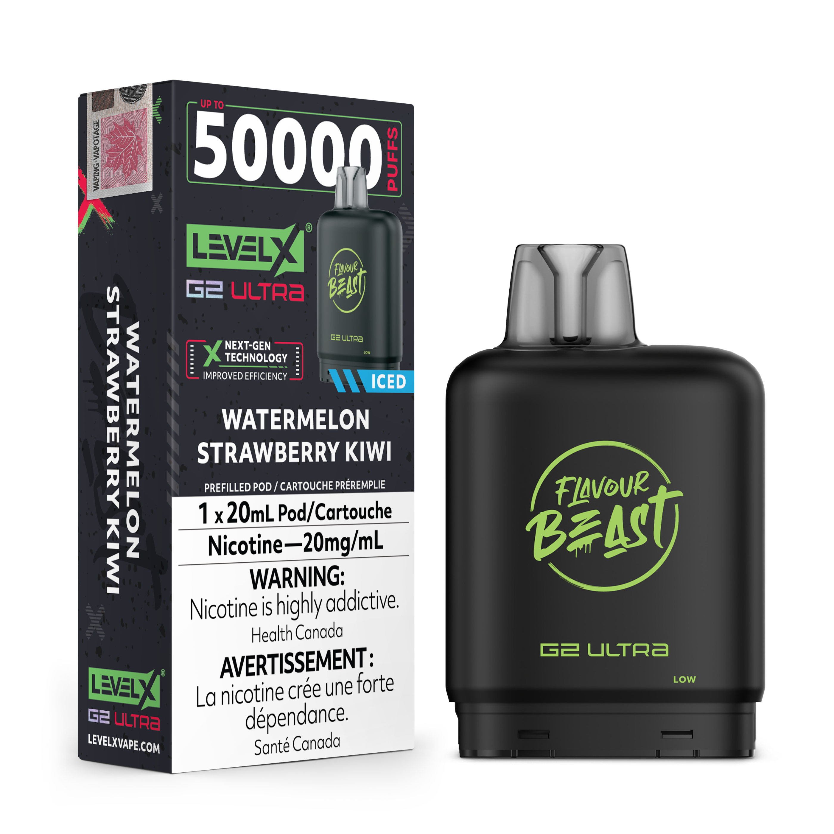 Level X - Flavour Beast G2 Ultra - Pod - 50k Puffs [ONTARIO]
