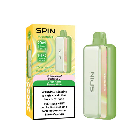 [S/B] SPIN Fusion 20K - Rechargeable Disposable - 20k Puffs