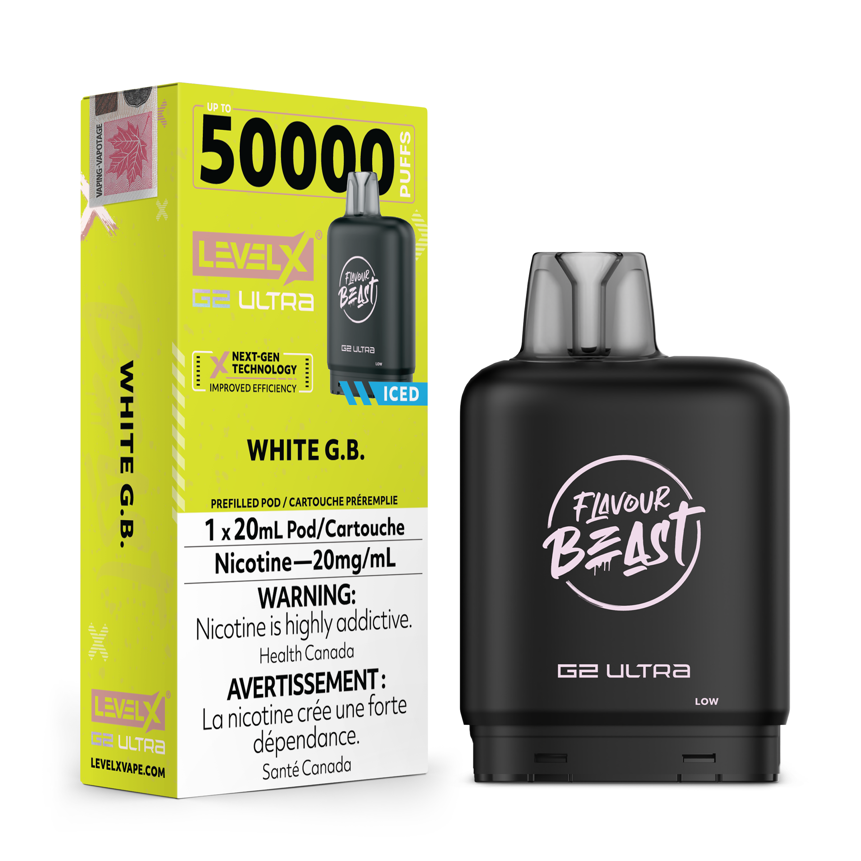 Level X - Flavour Beast G2 Ultra - Pod - 50k Puffs [ONTARIO]