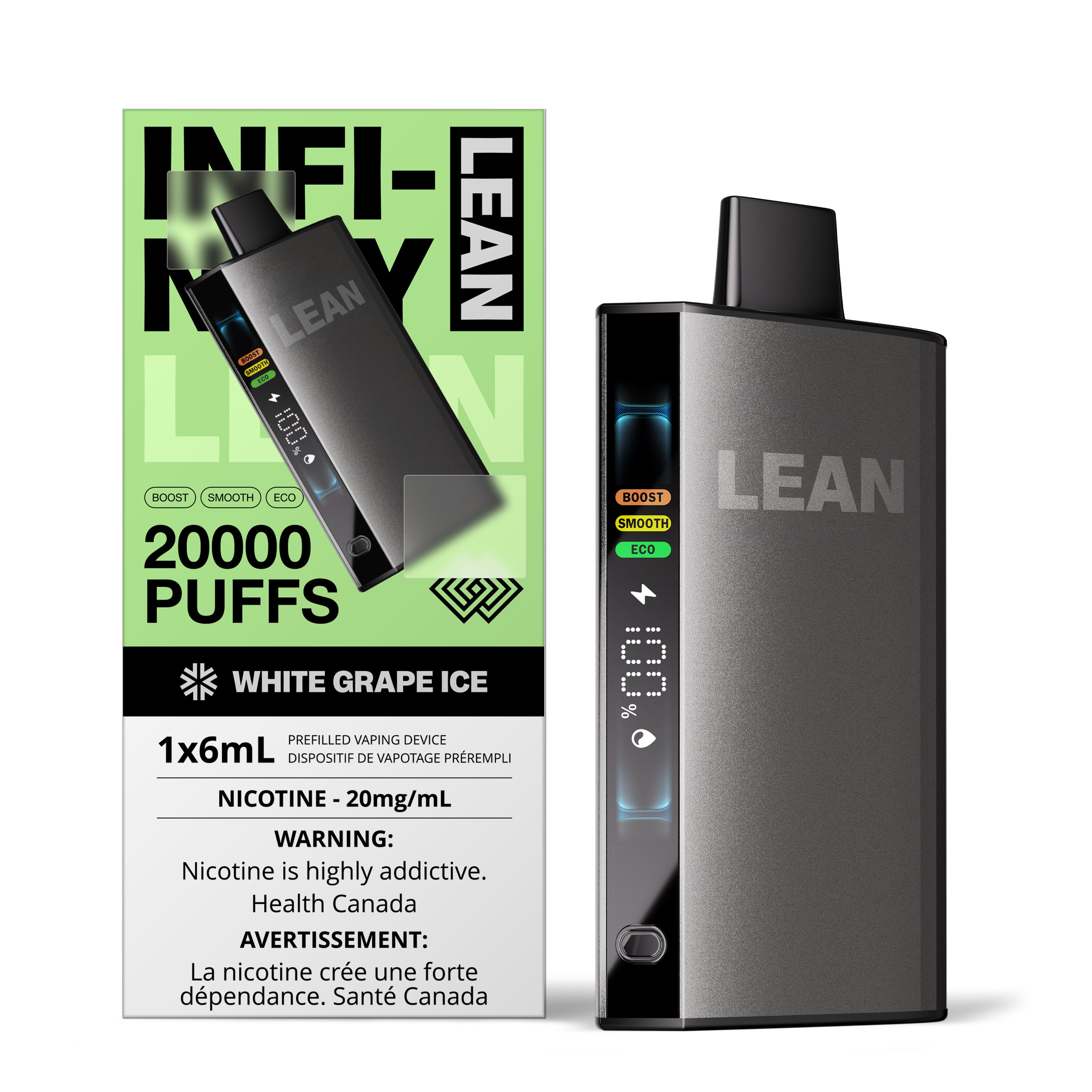 [BARC] Infinity LEAN - Rechargeable Disposable - 20k Puffs