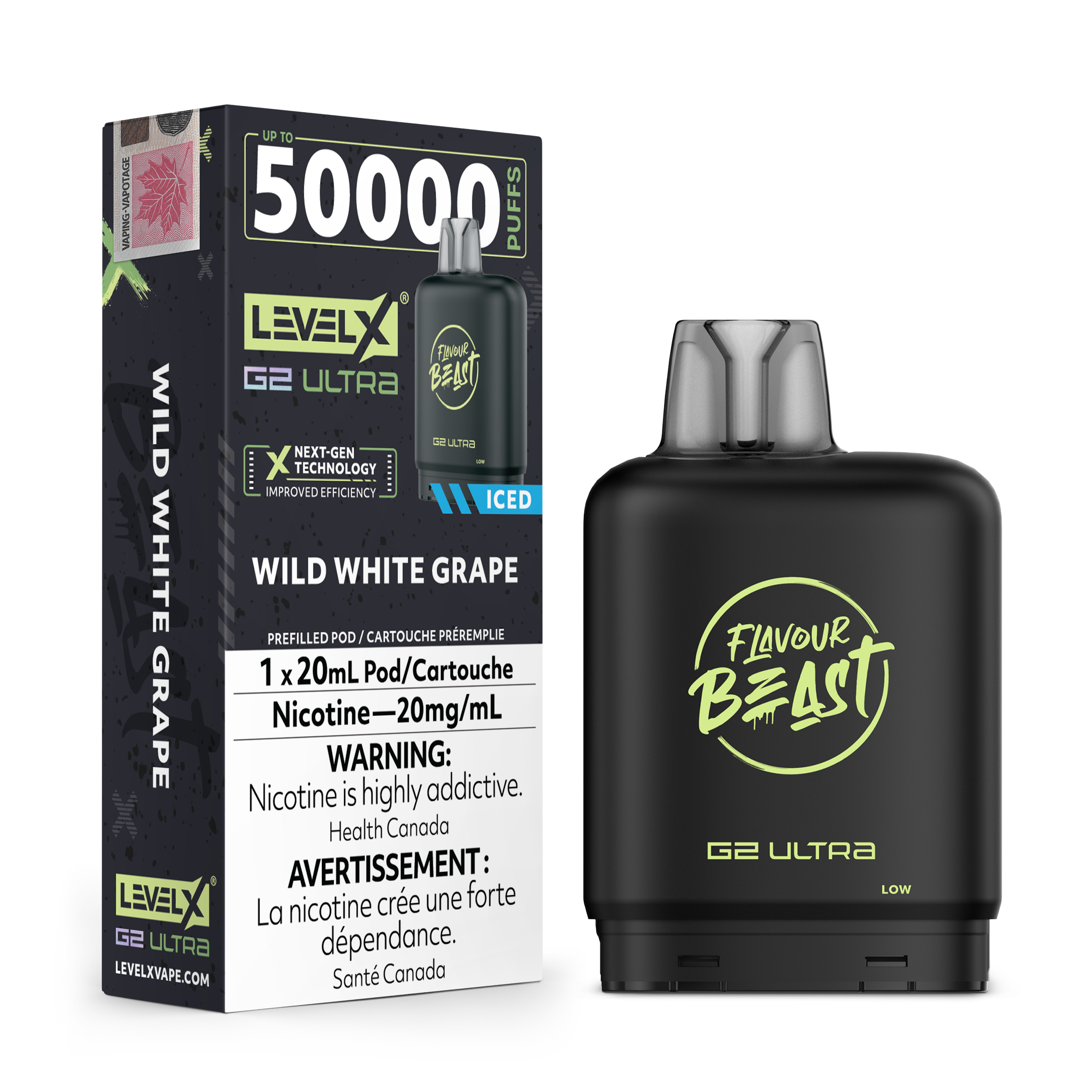 Level X - Flavour Beast G2 Ultra - Pod - 50k Puffs [ONTARIO]