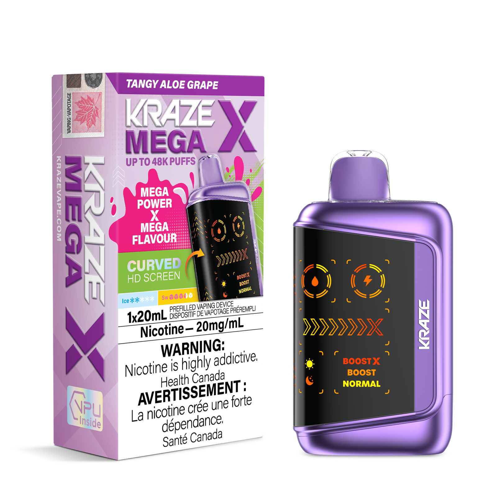 [ONT] Kraze - Mega X - Rechargeable Disposable - 48k Puffs
