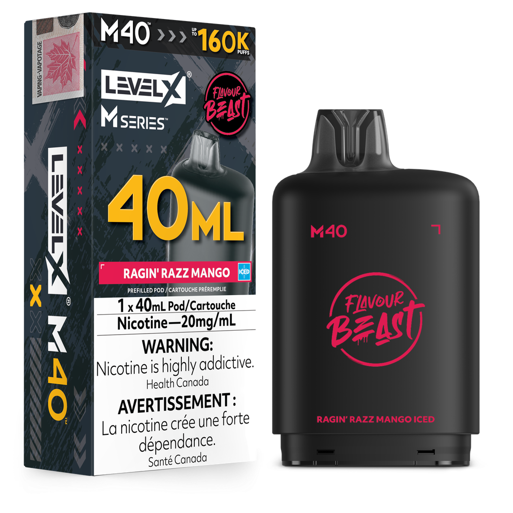 [ONT] Level X - Flavour Beast M Series 40mL - Pod - 160k Puffs