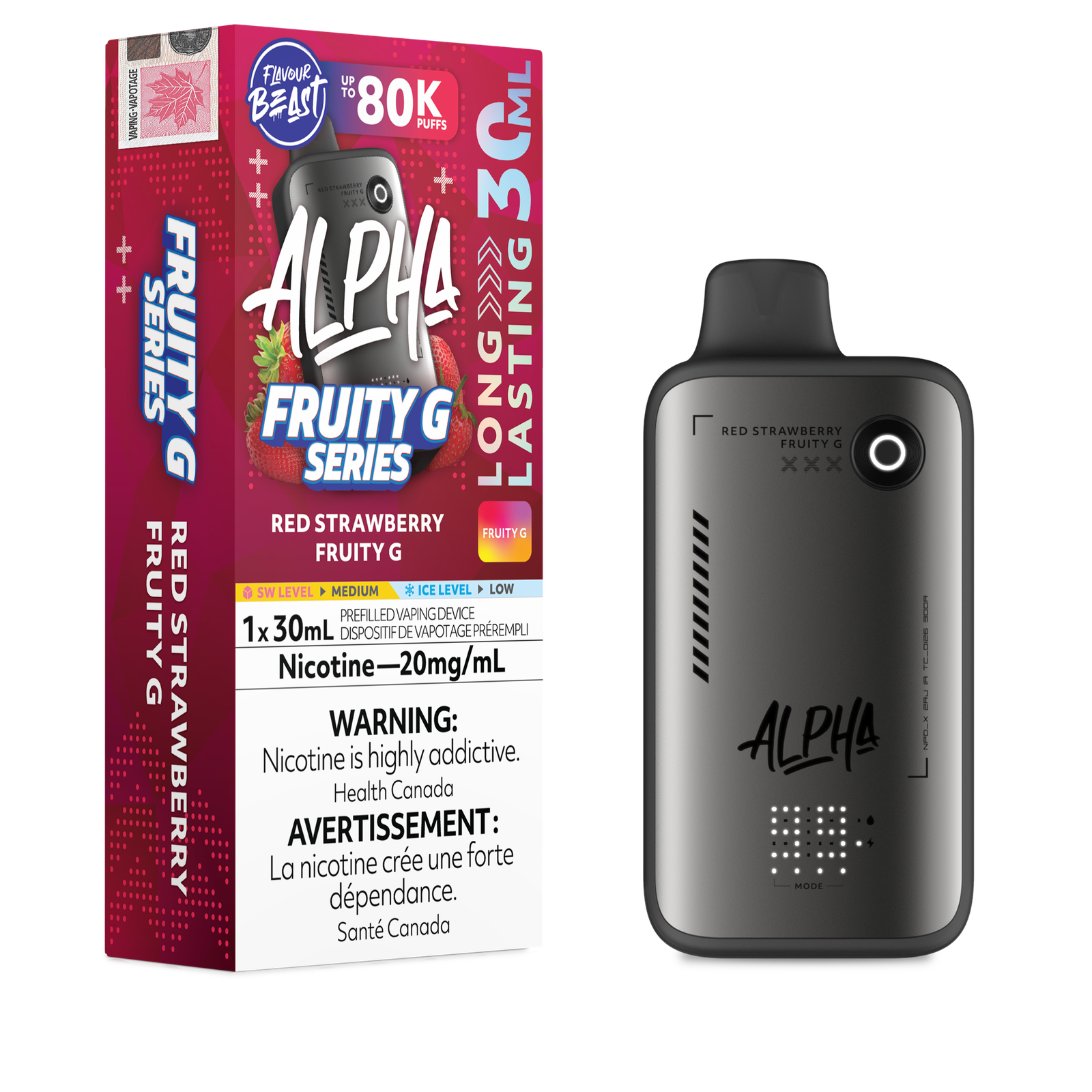 [ONT] Flavour Beast - Alpha - Rechargeable Disposable - 80k Puffs
