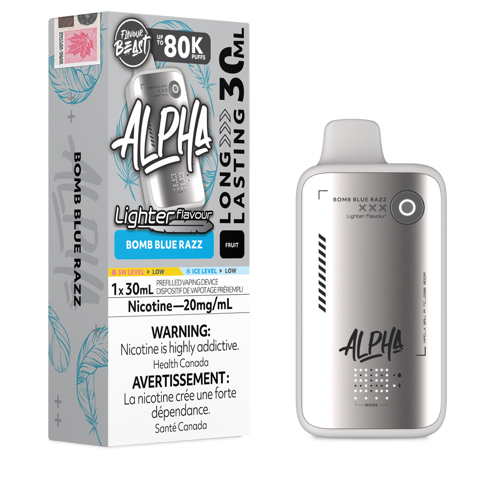 [ONT] Flavour Beast - Alpha Light - Rechargeable Disposable - 80k Puffs