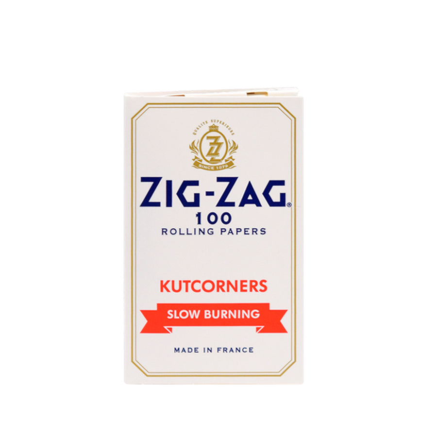 Zig Zag White Kutcorners Slow Burning Rolling Papers - Single Wide