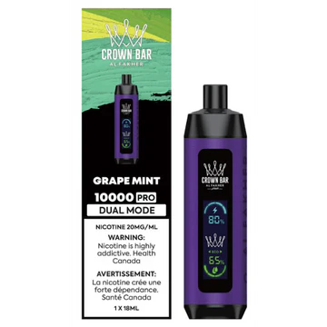 Al Fakher - Crown Bar - Rechargeable Disposable - 10k Puffs [ONTARIO]
