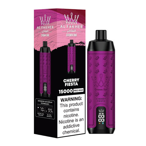 [ONT] Al Fakher - Crown Bar Pro Max - Rechargeable Disposable - 15K Puffs