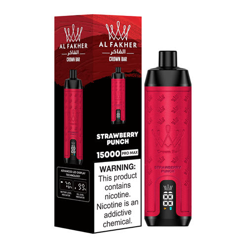 [ONT] Al Fakher - Crown Bar Pro Max - Rechargeable Disposable - 15K Puffs