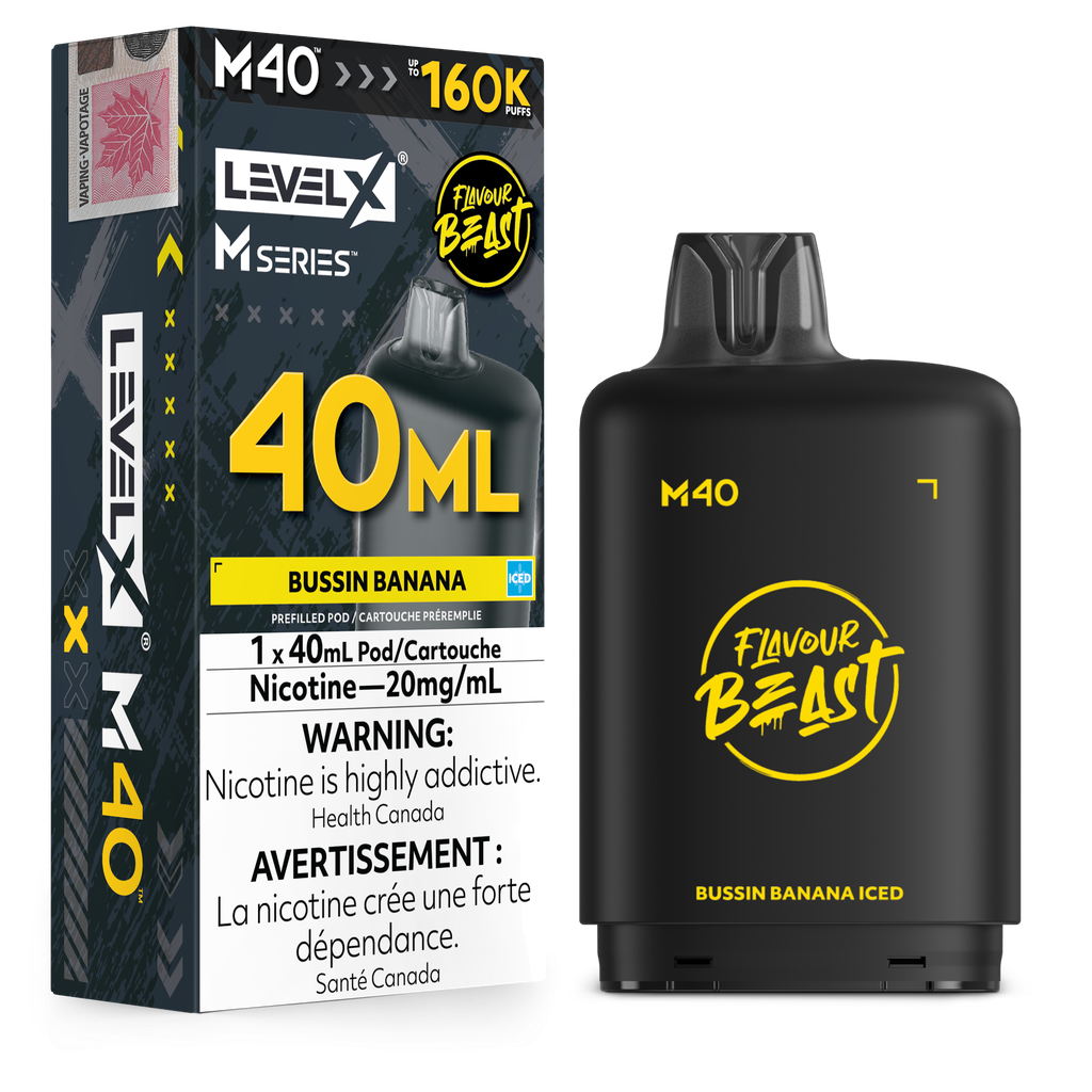 [ONT] Level X - Flavour Beast M Series 40mL - Pod - 160k Puffs