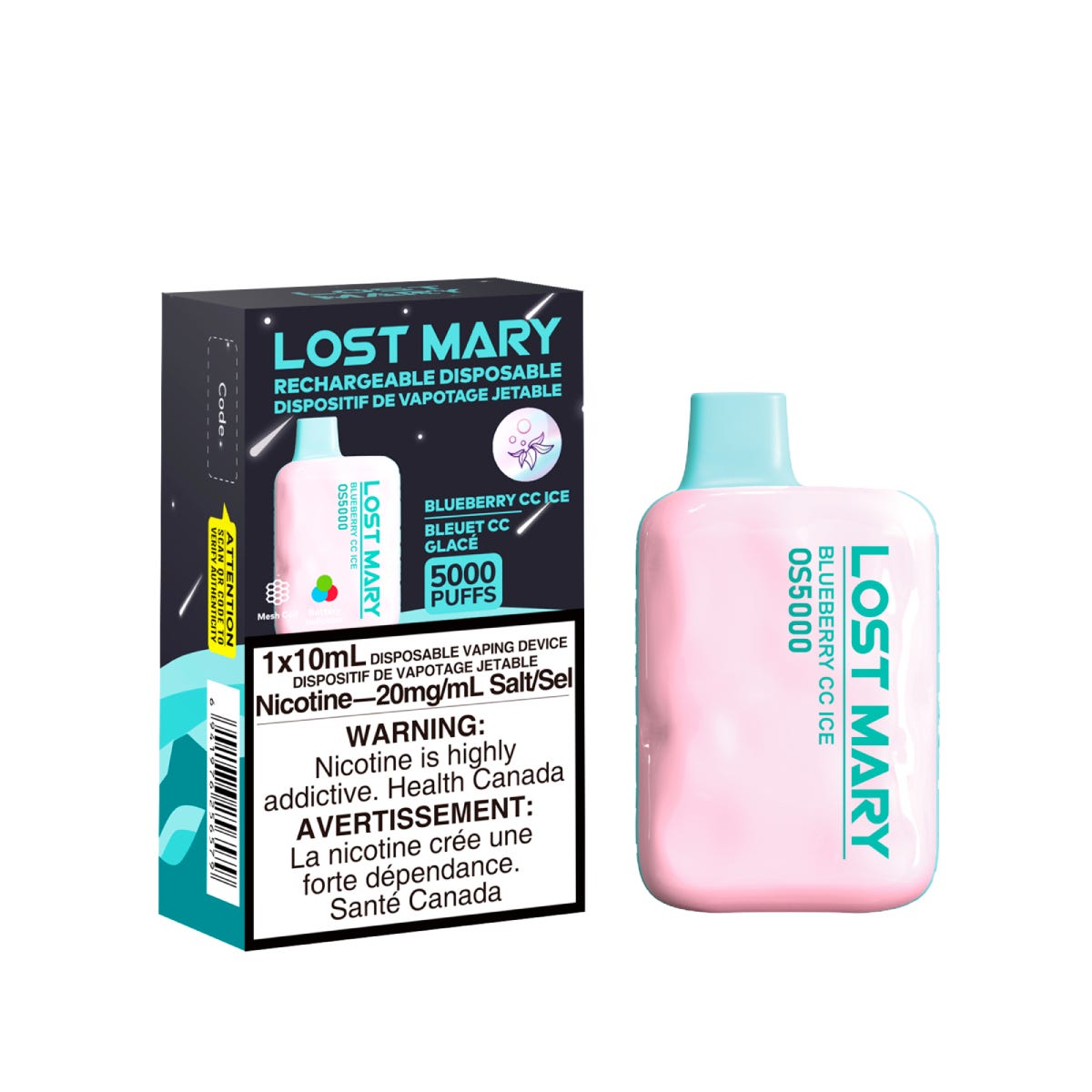 LostMary OS5000 - Rechargeable Disposable - 5000 puffs