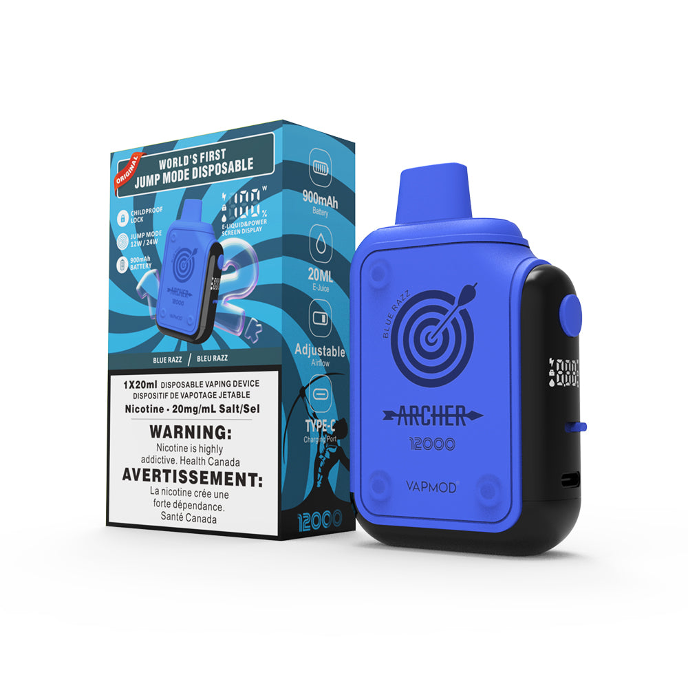 Vapemod - Archer - Rechargeable Disposable 12000 Puffs (ONTARIO)