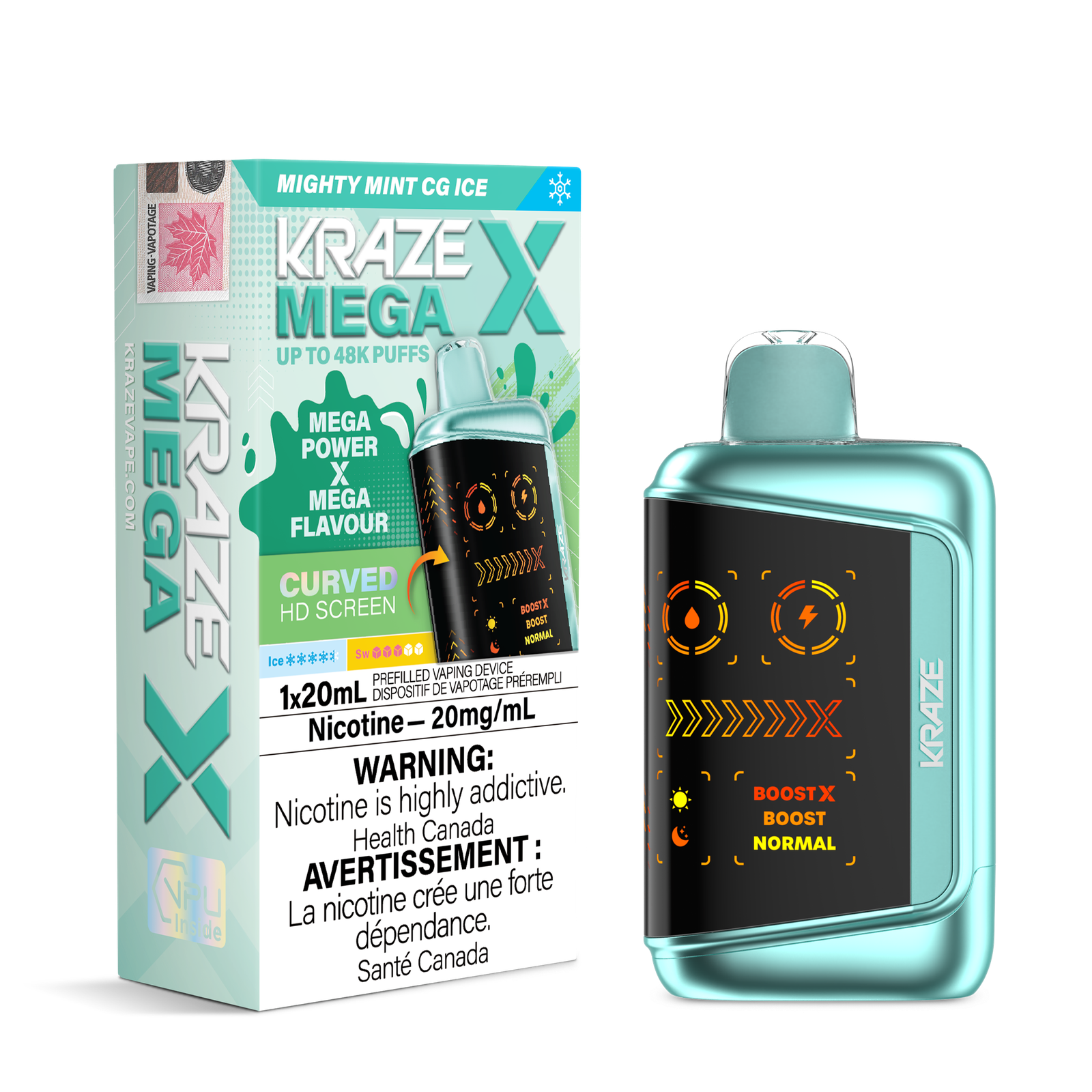 [ONT] Kraze - Mega X - Rechargeable Disposable - 48k Puffs