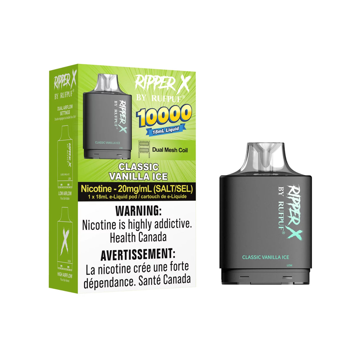 [S/B] Level X - RufPuf Ripper X - Pod - 10k Puffs [DISC.]
