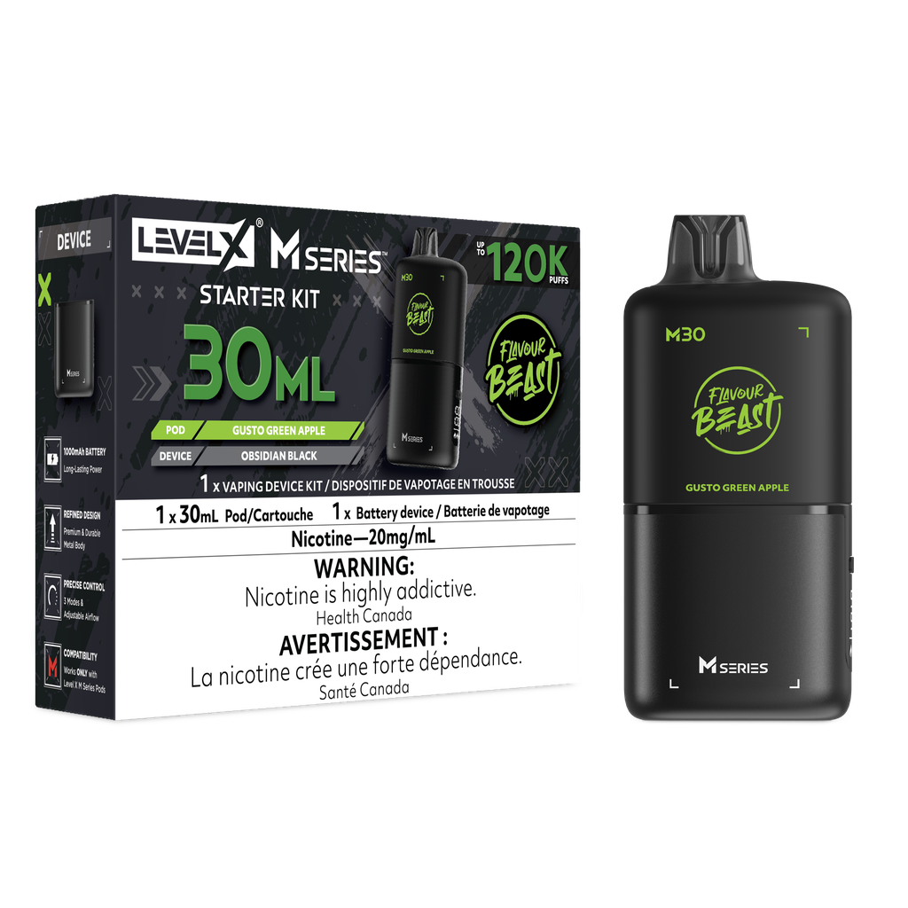 [ONT] Level X - Flavour Beast M Series 30mL - Starter Kit - 120k Puffs