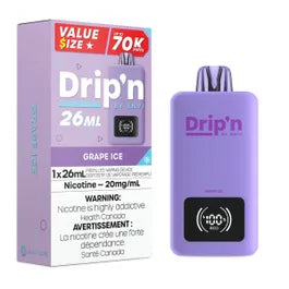 [ONT] Drip'n by ENVI - Drip'n 26mL - Rechargeable Disposable - 70k Puffs