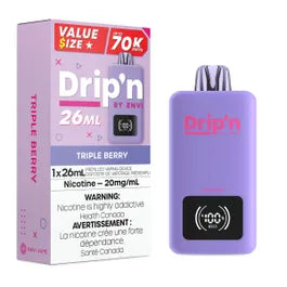 [ONT] Drip'n by ENVI - Drip'n 26mL - Rechargeable Disposable - 70k Puffs