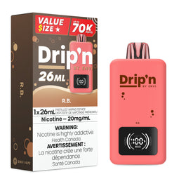 [ONT] Drip'n by ENVI - Drip'n 26mL - Rechargeable Disposable - 70k Puffs