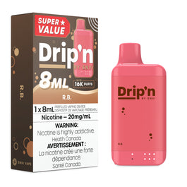 [ONT] Drip'n by ENVI - Drip'n 8ml - Rechargeable Disposable - 16k Puffs