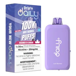 [ONT] Drip'n by Envi - Drip'n Daily - Rechargeable Disposable - 100k Puffs