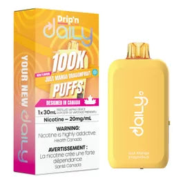 [ONT] Drip'n by Envi - Drip'n Daily - Rechargeable Disposable - 100k Puffs