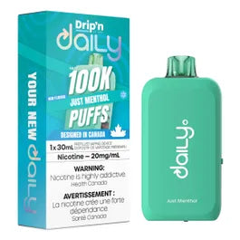 [ONT] Drip'n by Envi - Drip'n Daily - Rechargeable Disposable - 100k Puffs