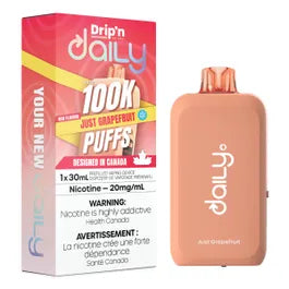 [ONT] Drip'n by Envi - Drip'n Daily - Rechargeable Disposable - 100k Puffs