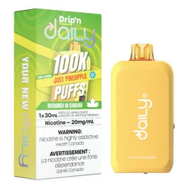 [ONT] Drip'n by Envi - Drip'n Daily - Rechargeable Disposable - 100k Puffs