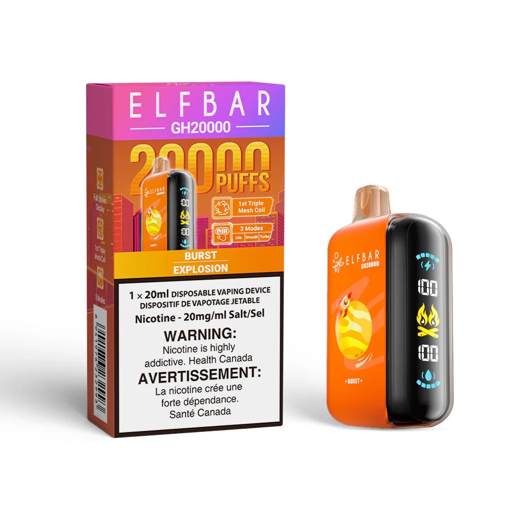 Elf Bar GH20000 - Rechargeable Disposable - 20000 puffs [ONTARIO]