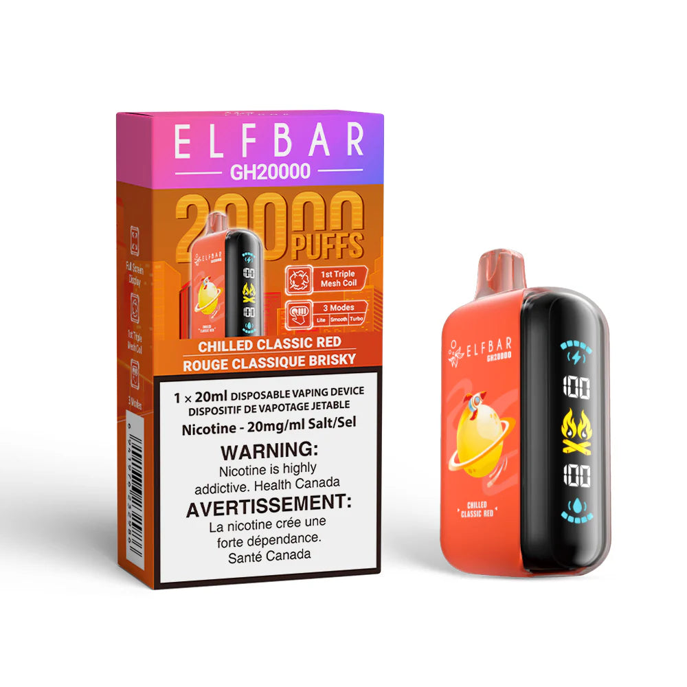 Elf Bar GH20000 - Rechargeable Disposable - 20000 puffs [ONTARIO]