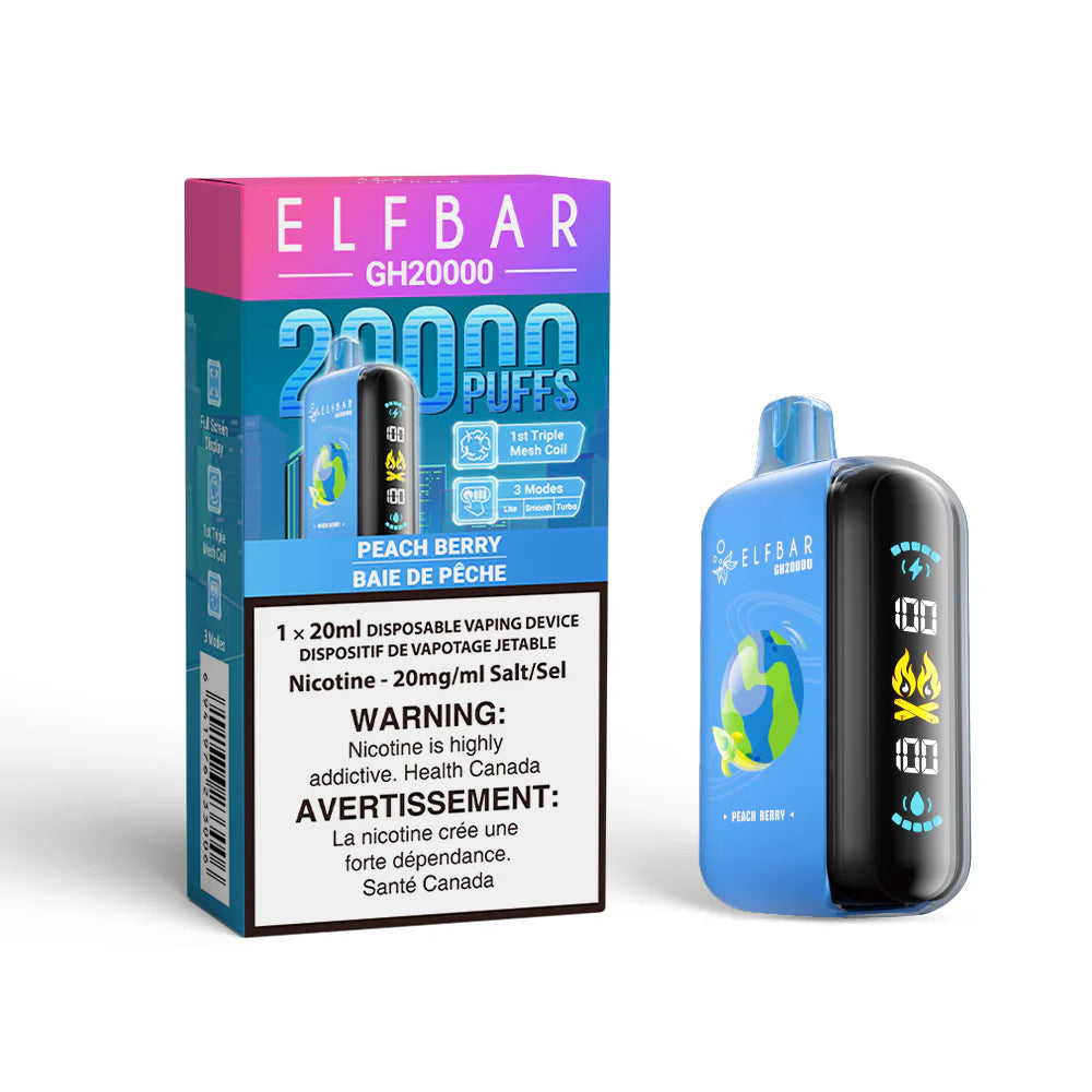 Elf Bar GH20000 - Rechargeable Disposable - 20000 puffs [ONTARIO]