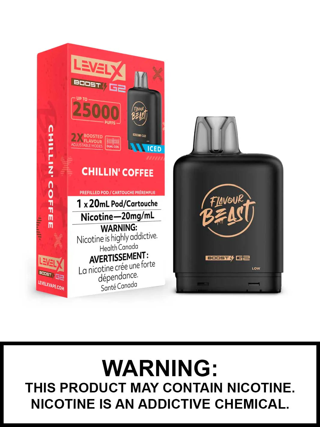 Level X G2 - Flavour Beast - Pod - 25000 Puffs [ONTARIO]